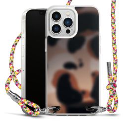 New Carry Case Transparent Stoff colourful/silber