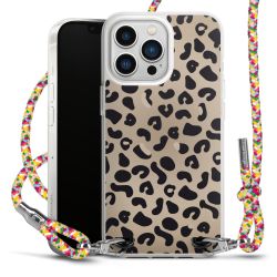 New Carry Case Transparent Stoff colourful/silber