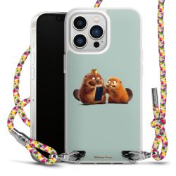 New Carry Case Transparent Stoff colourful/silber