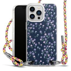 New Carry Case Transparent Stoff colourful/silber