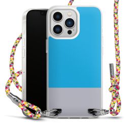 New Carry Case Transparent Stoff colourful/silber