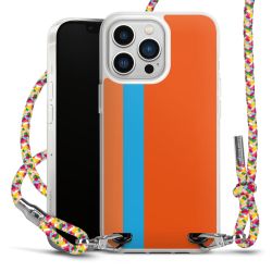 New Carry Case Transparent Stoff colourful/silber