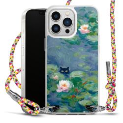 New Carry Case Transparent Stoff colourful/silber