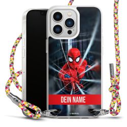 New Carry Case Transparent Stoff colourful/silber