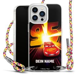 New Carry Case Transparent Stoff colourful/silber