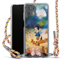 New Carry Case Transparent Stoff colourful/silber