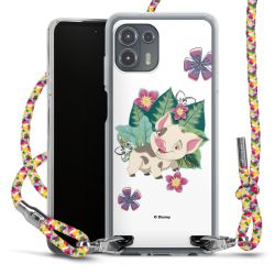 New Carry Case Transparent Stoff colourful/silber