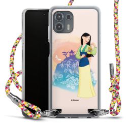 New Carry Case Transparent Stoff colourful/silber