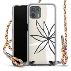 New Carry Case Transparent Stoff colourful/silber