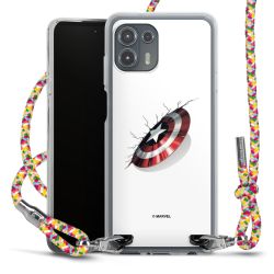 New Carry Case Transparent Stoff colourful/silber