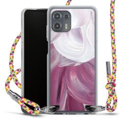 New Carry Case Transparent Stoff colourful/silber