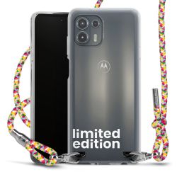 New Carry Case Transparent Stoff colourful/silber