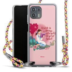 New Carry Case Transparent Stoff colourful/silber