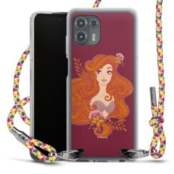 New Carry Case Transparent Stoff colourful/silber