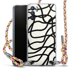 New Carry Case Transparent Stoff colourful/silber