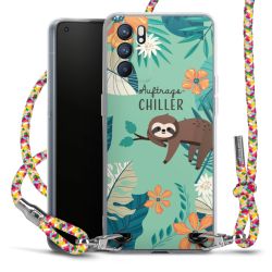 New Carry Case Transparent Stoff colourful/silber