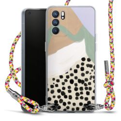 New Carry Case Transparent Stoff colourful/silber