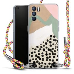 New Carry Case Transparent Stoff colourful/silber