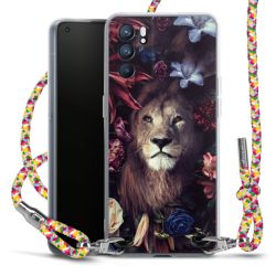 New Carry Case Transparent Stoff colourful/silber