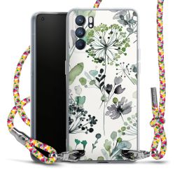 New Carry Case Transparent Stoff colourful/silber