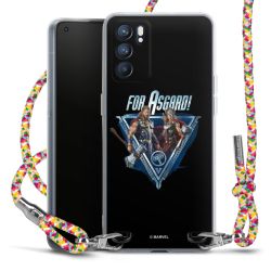 New Carry Case Transparent Stoff colourful/silber