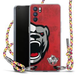 New Carry Case Transparent Stoff colourful/silber