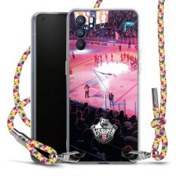 New Carry Case Transparent Stoff colourful/silber