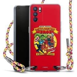 New Carry Case Transparent Stoff colourful/silber