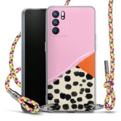 New Carry Case Transparent Stoff colourful/silber