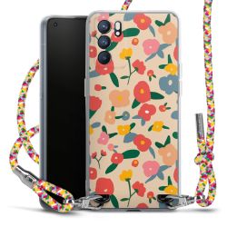 New Carry Case Transparent Stoff colourful/silber