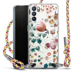 New Carry Case Transparent Stoff colourful/silber