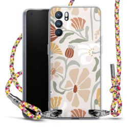 New Carry Case Transparent Stoff colourful/silber