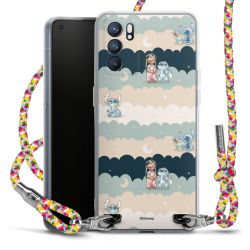 New Carry Case Transparent Stoff colourful/silber