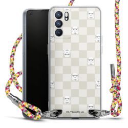 New Carry Case Transparent Stoff colourful/silber