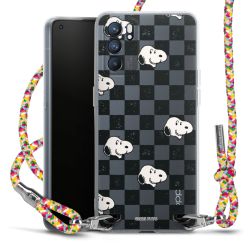 New Carry Case Transparent Stoff colourful/silber