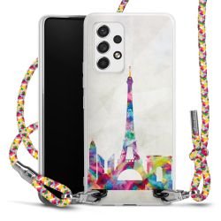 Carry Case Transparent Fabric colourful