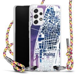 New Carry Case Transparent Stoff colourful/silber