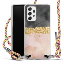 New Carry Case Transparent Stoff colourful/silber