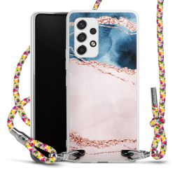 New Carry Case Transparent Stoff colourful/silber