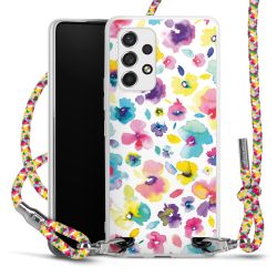 Carry Case Transparent Fabric colourful