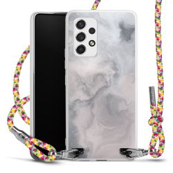 New Carry Case Transparent Stoff colourful/silber