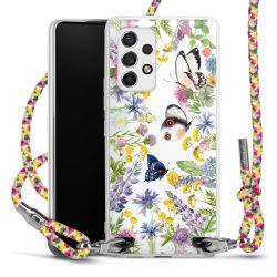 Carry Case Transparent Fabric colourful