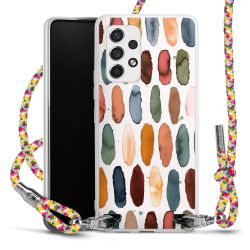 Carry Case Transparent Fabric colourful