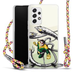 New Carry Case Transparent Stoff colourful/silber