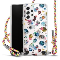 Carry Case Transparent Fabric colourful