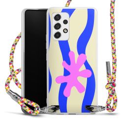 New Carry Case Transparent Stoff colourful/silber