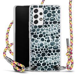 New Carry Case Transparent Stoff colourful/silber