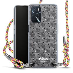 New Carry Case Transparent Stoff colourful/silber