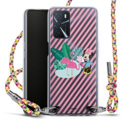 New Carry Case Transparent Stoff colourful/silber