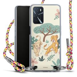 New Carry Case Transparent Stoff colourful/silber